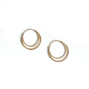 Moon Earring - Gold Plated-Earrings-Moon Earring - Gold Plated - Sterling Silver Gold Plated Ring Birthstone Necklace Jewerly - MAYLI Jewels-MAYLI Jewels