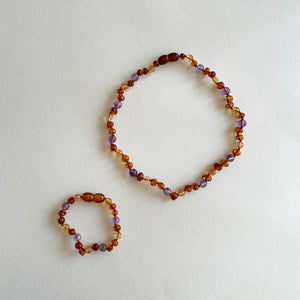 Amber Toddler Bracelet - Protection & Happiness