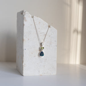 Peridot and Opal Pendant-Charms & Pendants-MAYLI Jewels