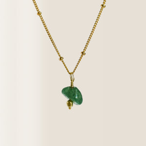 Love Chain Emerald-necklace-Love Chain Emerald - MAYLI Jewels-MAYLI Jewels