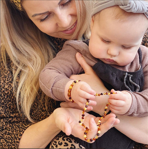 Amber best sale baby necklace